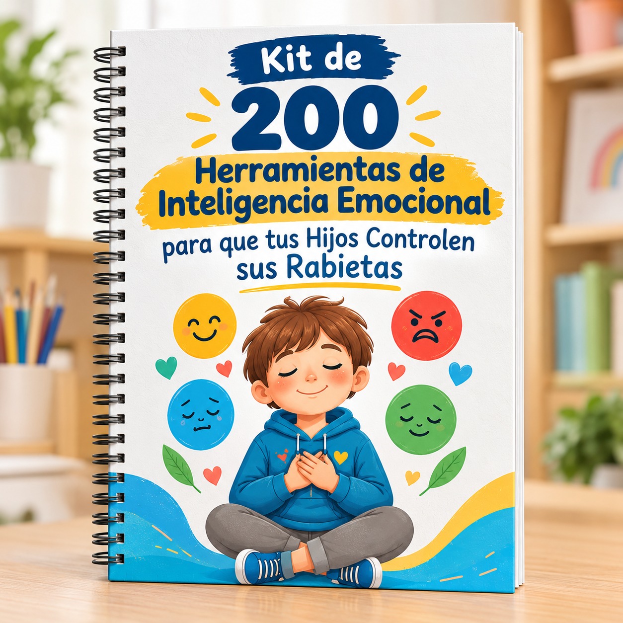 Kit de 200 Herramientas de Inteligencia Emocional para que tus hijos controlen sus rabietas